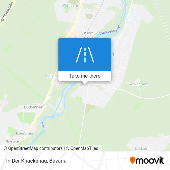 In Der Knackenau map