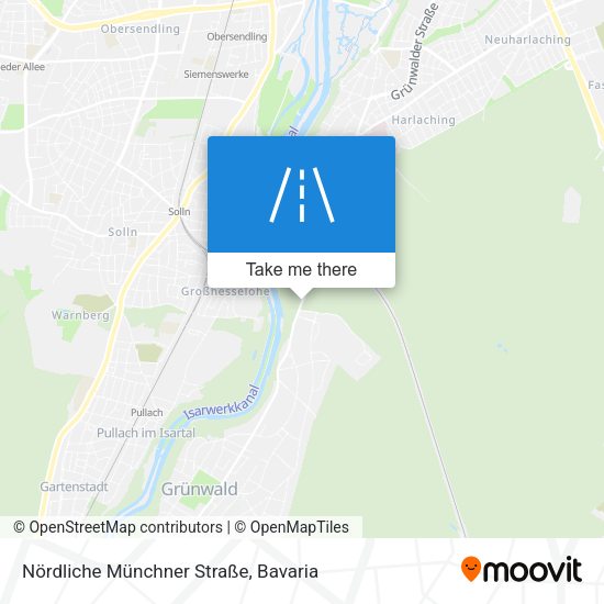 Nördliche Münchner Straße map