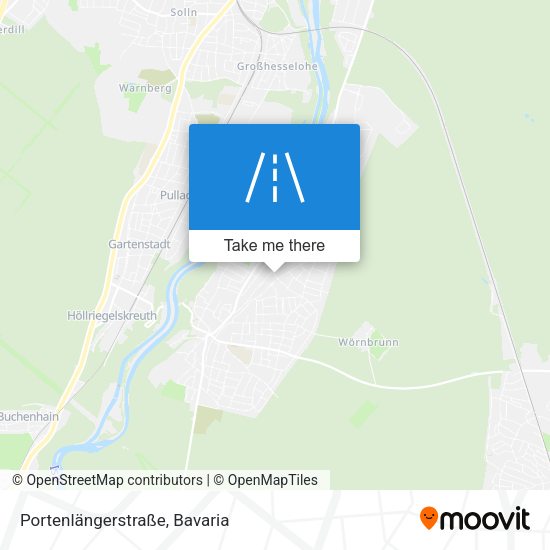 Portenlängerstraße map