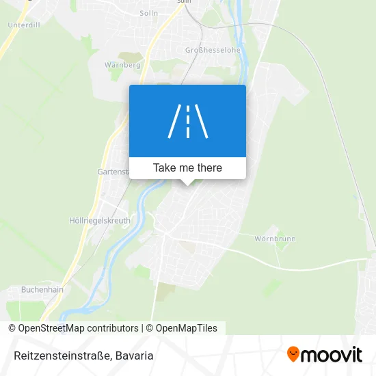 Карта Reitzensteinstraße