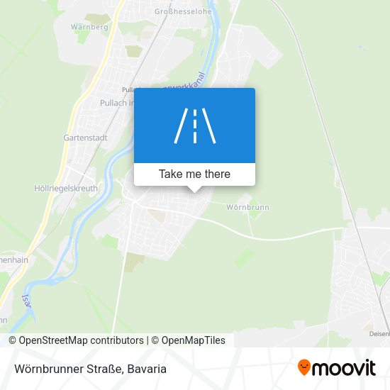 Wörnbrunner Straße map