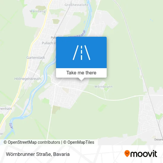 Wörnbrunner Straße map