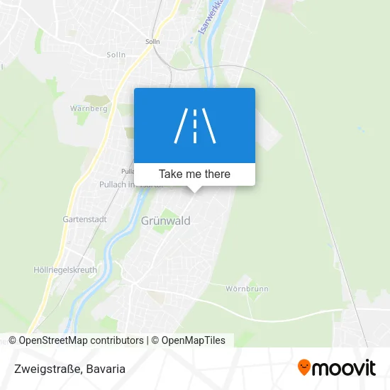 Карта Zweigstraße