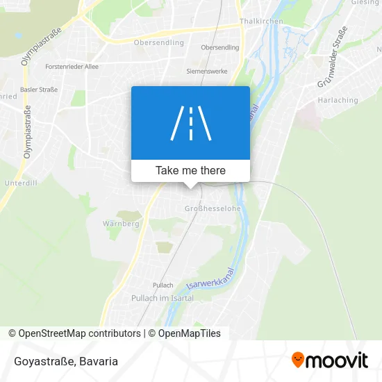 Карта Goyastraße