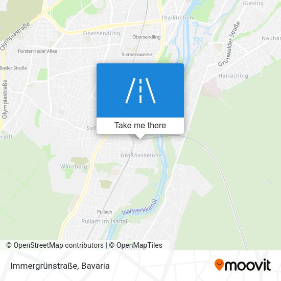 Immergrünstraße map