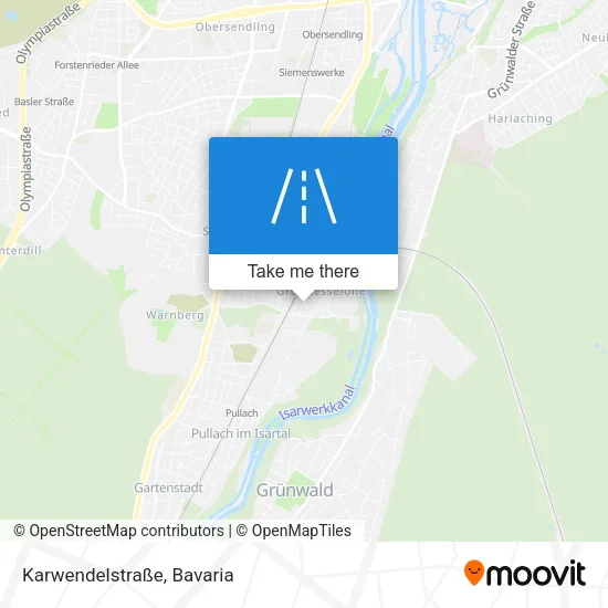 Карта Karwendelstraße
