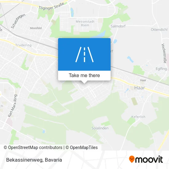 Карта Bekassinenweg