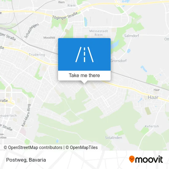 Карта Postweg