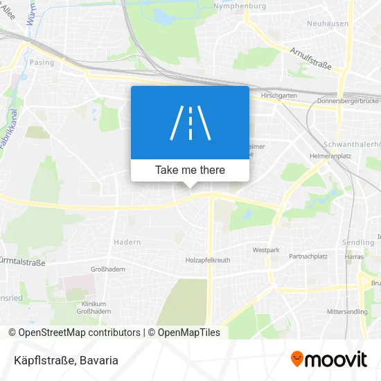 Карта Käpflstraße