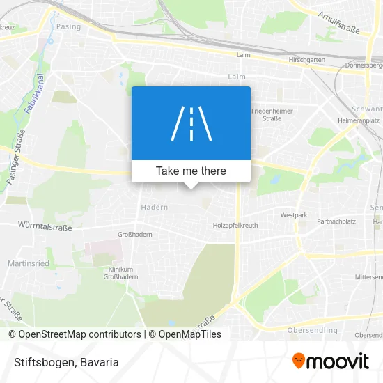 Stiftsbogen map