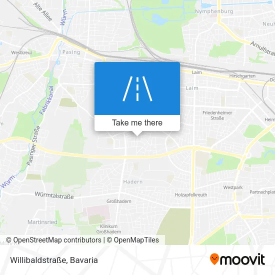 Willibaldstraße map