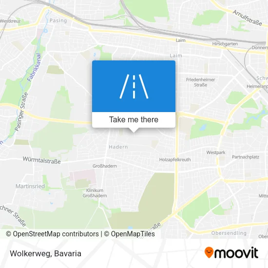 Карта Wolkerweg