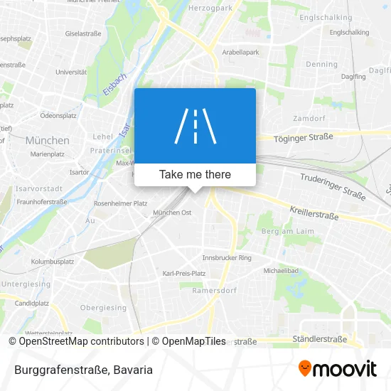 Карта Burggrafenstraße