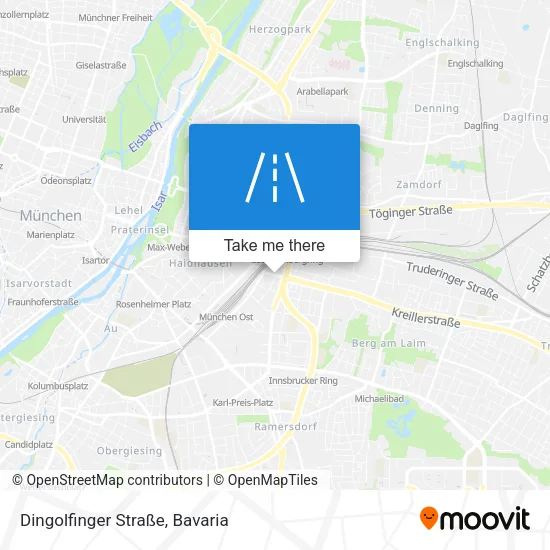 Карта Dingolfinger Straße