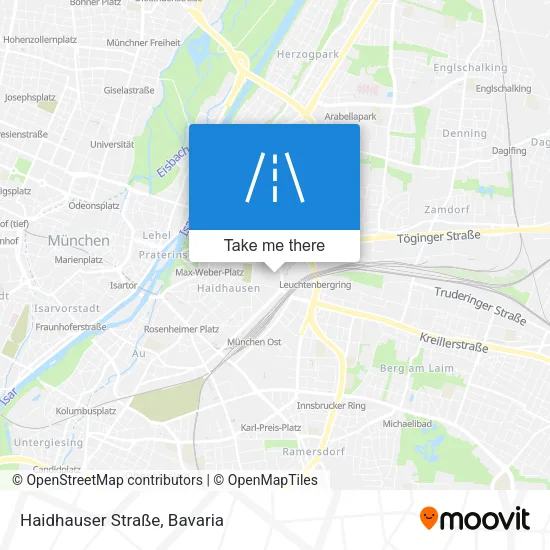 Карта Haidhauser Straße