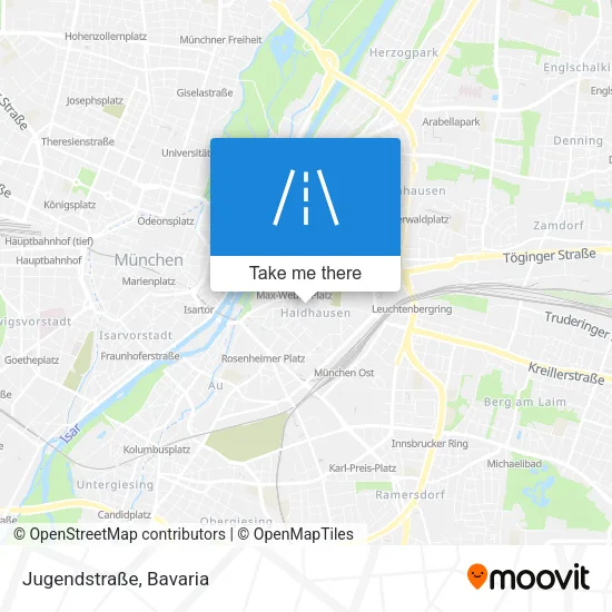Карта Jugendstraße