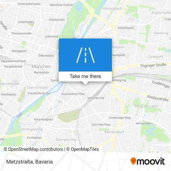 Карта Metzstraße