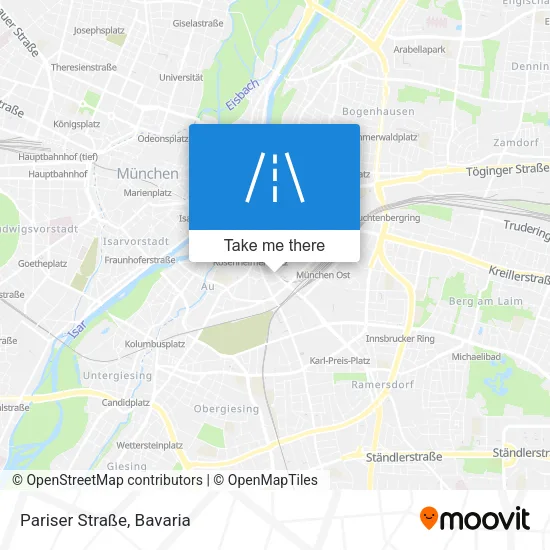 Карта Pariser Straße