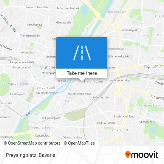 Карта Preysingplatz
