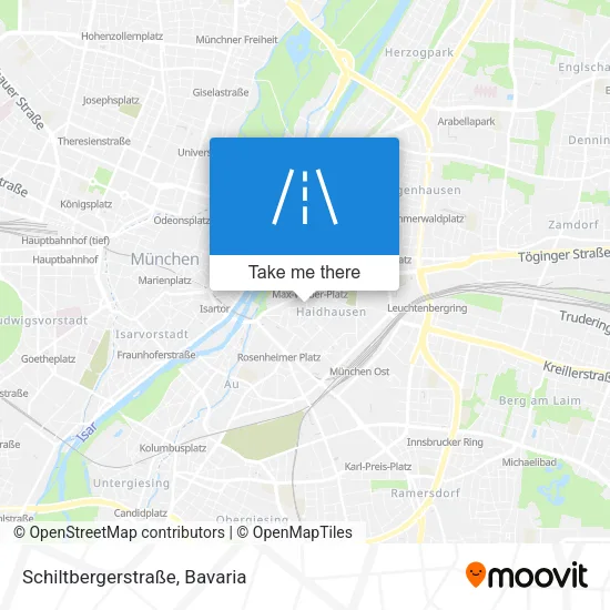 Карта Schiltbergerstraße