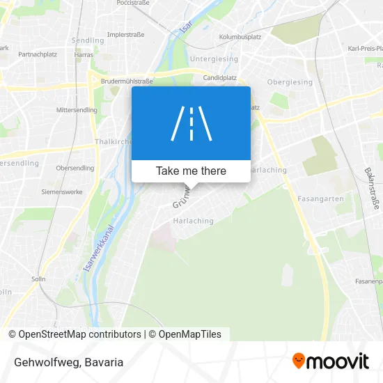 Карта Gehwolfweg