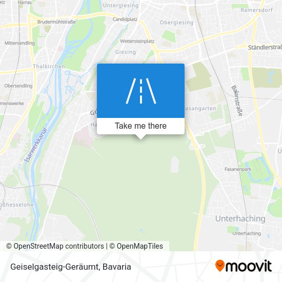 Geiselgasteig-Geräumt map