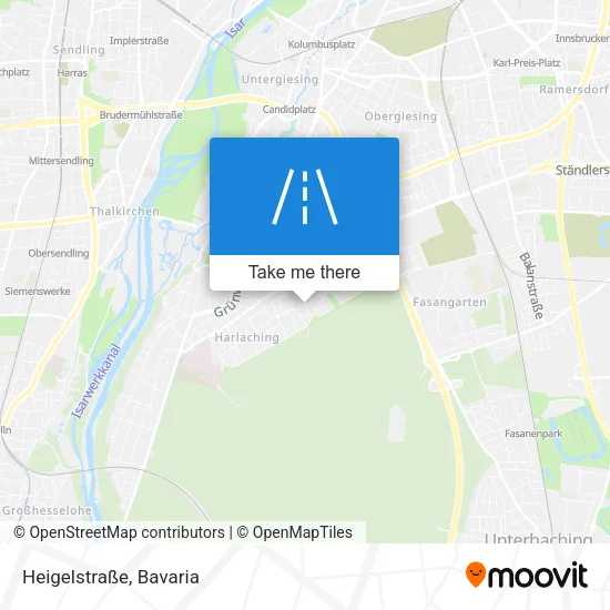 Карта Heigelstraße