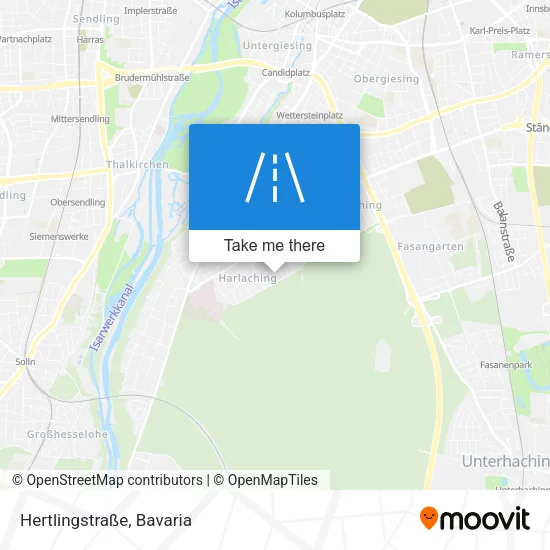 Hertlingstraße map
