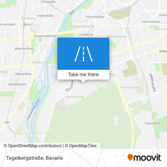 Карта Tegelbergstraße