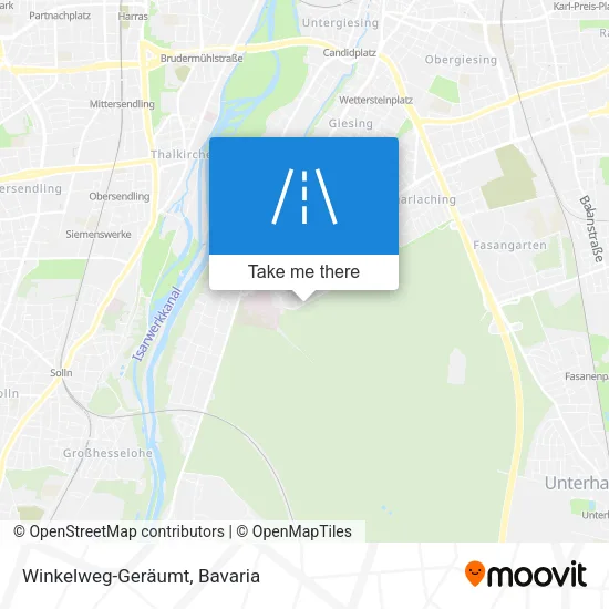 Карта Winkelweg-Geräumt