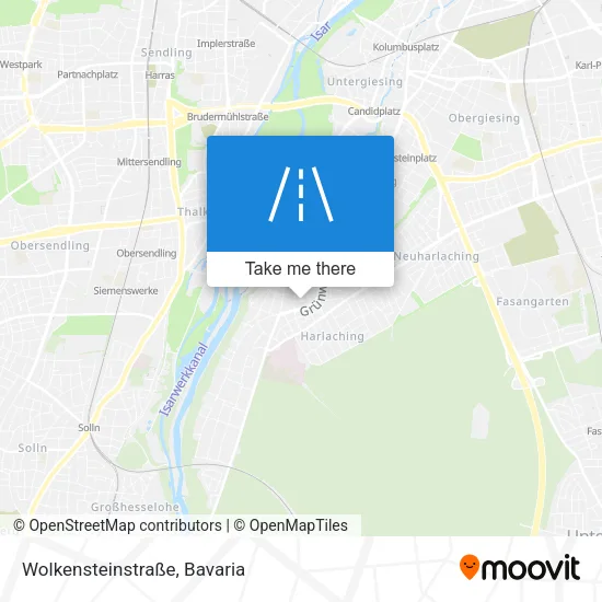 Wolkensteinstraße map