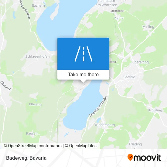 Карта Badeweg