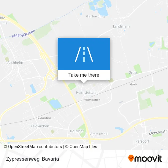 Карта Zypressenweg