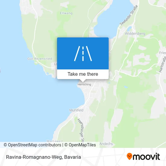 Ravina-Romagnano-Weg map