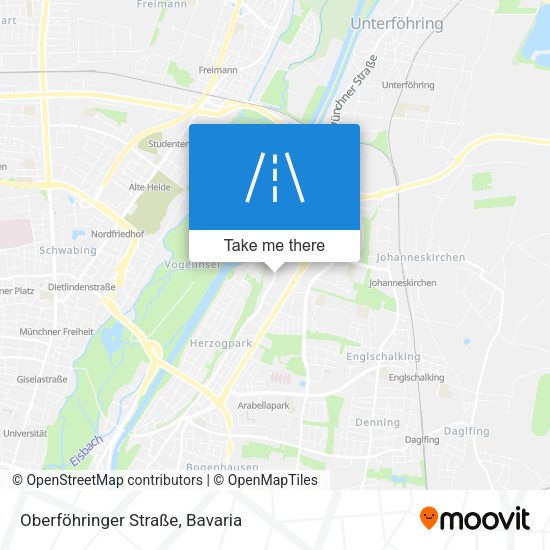 Oberföhringer Straße map