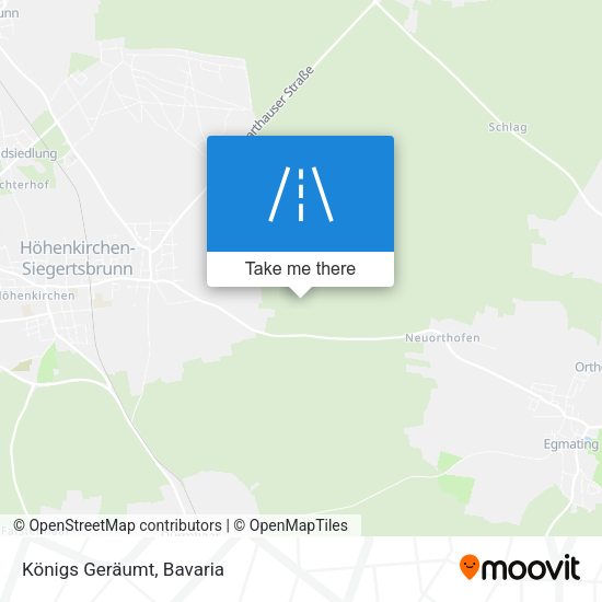 Königs Geräumt map