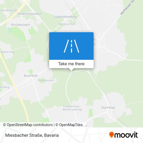 Miesbacher Straße map