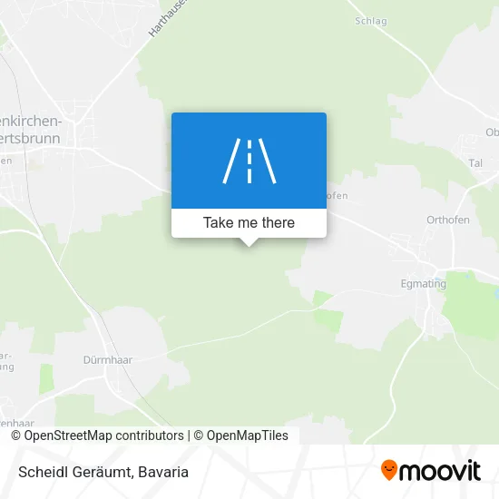 Карта Scheidl Geräumt