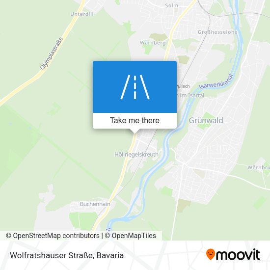 Wolfratshauser Straße map