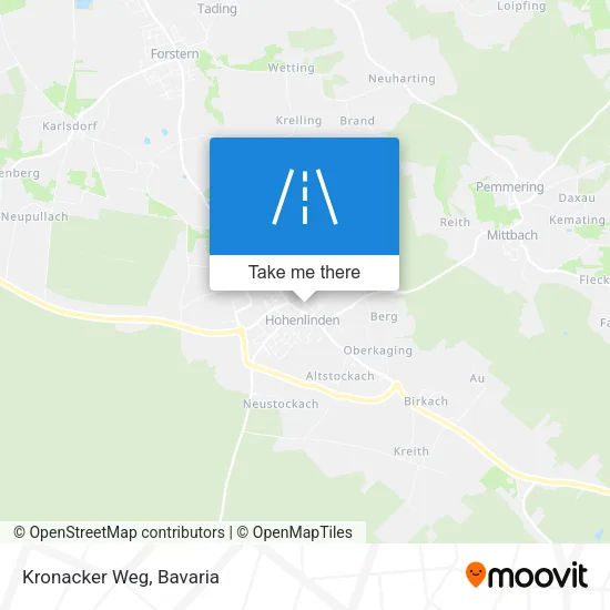 Карта Kronacker Weg