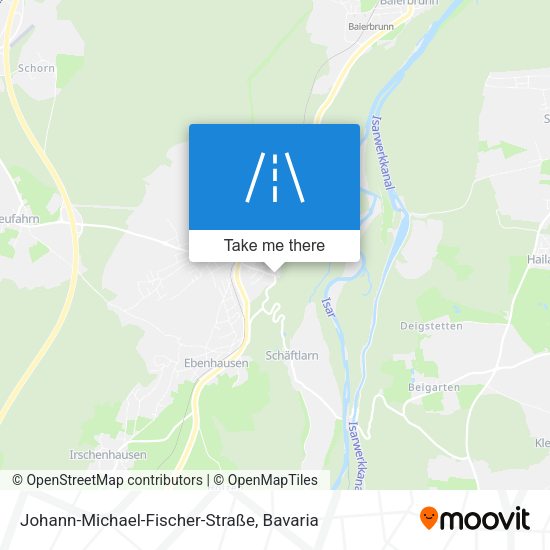Johann-Michael-Fischer-Straße map