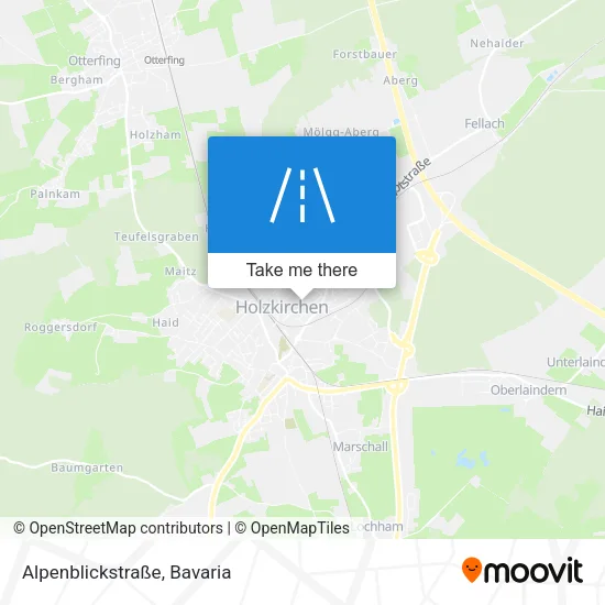 Карта Alpenblickstraße