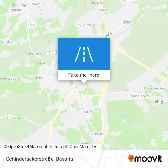 Карта Schinderäckerstraße