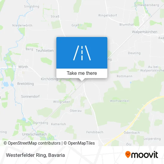 Карта Westerfelder Ring