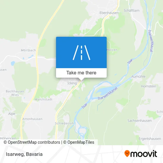 Isarweg map