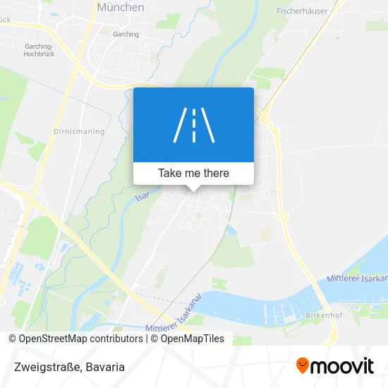 Карта Zweigstraße