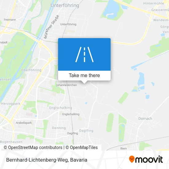 Карта Bernhard-Lichtenberg-Weg