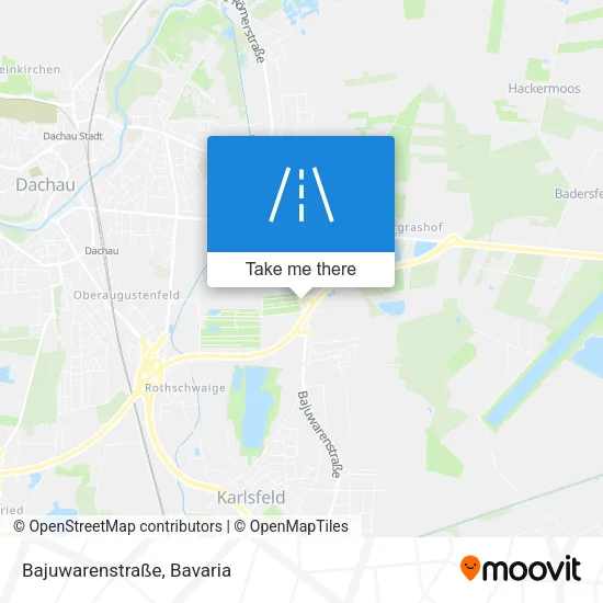 Карта Bajuwarenstraße