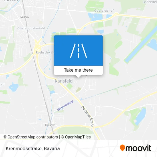 Карта Krenmoosstraße