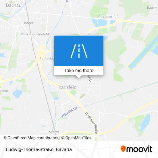 Карта Ludwig-Thoma-Straße